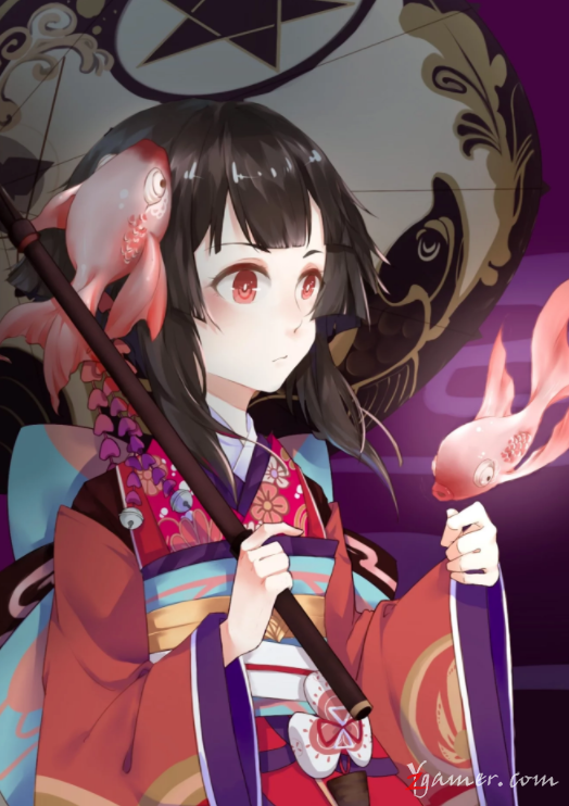 阴阳师手游萝莉神乐壁纸美图鉴赏279