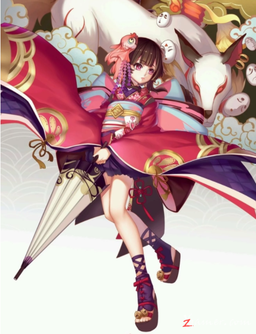 阴阳师手游萝莉神乐壁纸美图鉴赏787