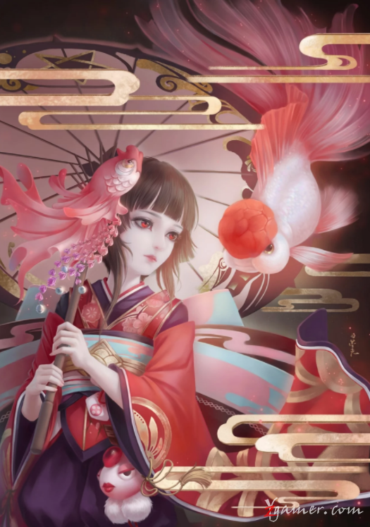 阴阳师手游萝莉神乐壁纸美图鉴赏980