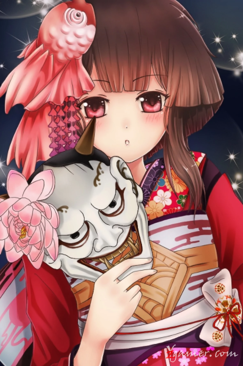 阴阳师手游萝莉神乐壁纸美图鉴赏187