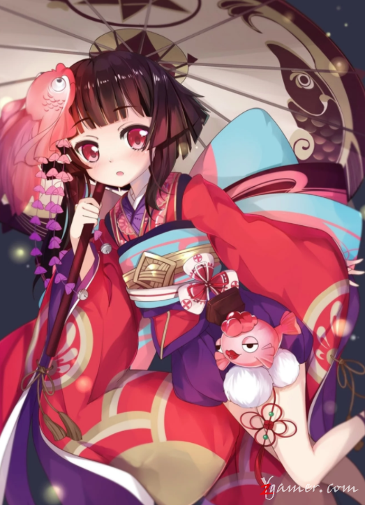 阴阳师手游萝莉神乐壁纸美图鉴赏545